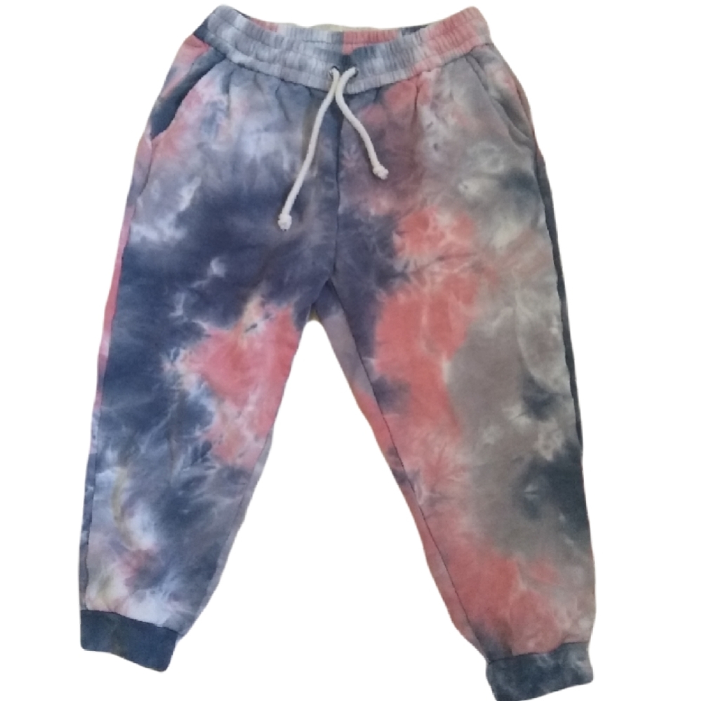 John and Jenn Tie dye cropped joggers